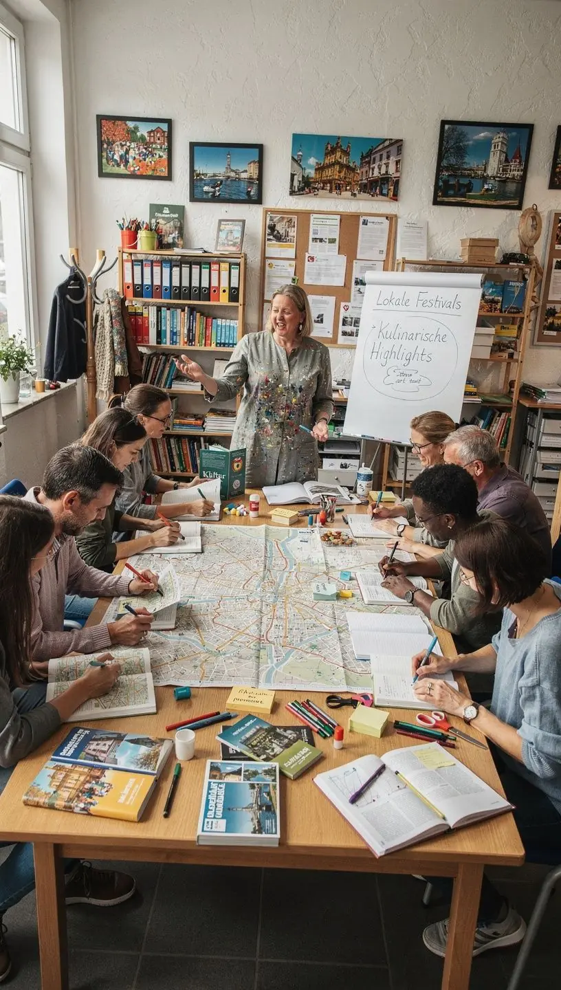 Detailaufnahme eines Kompasses und einer gedruckten Straßenkarte, die zusammen eine traditionelle Reisevorbereitung symbolisieren.